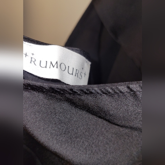 Rhinestone Cowl Neck Mini Dress - Picture 6 of 9